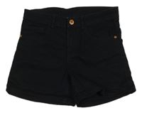 Čierne rifľové kraťasy H&M