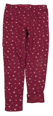 Vínové zateplené tregíny so srdiečkami Kiki&Koko