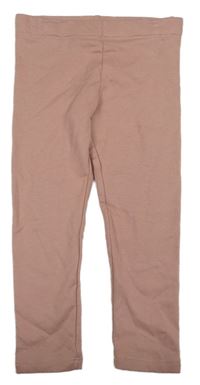 Starorůžové zateplené legíny H&M