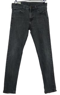 Pánske sivé skinny rifle Hollister vel. 30/32