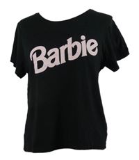 Dámské černé tričko s logem Barbie 