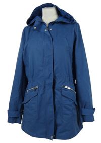 Dámská tmavomodrá šusťáková jarní parka s kapucí Only 