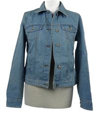 Dámská světlemodrá riflová crop bunda Denim 