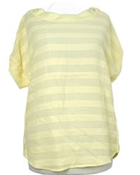 Dámska žltá pruhovaná blúzka Next