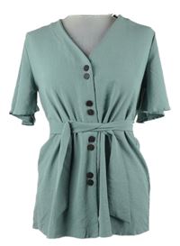 Dámská světlemodrá halenka s páskem Primark 