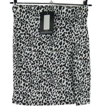 Nové - Dámska čierno-bielo-hnedá vzorovaná sukňa PrettyLittle Thing