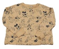 Oranžová mikina s Mickey Mousem a přátely zn. Next