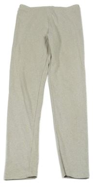 Svetlobéžové rebrované legíny H&M