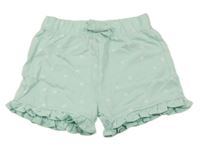 Svetlomodré bodkovaná é bavlnené kraťasy M&S