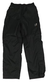 Čierne šušťákové podšité funkčné nohavice Karrimor