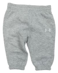 Šedé melírované tepláky s logem Under Armour
