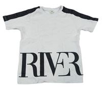 Biele tričko s logom RIVER ISLAND