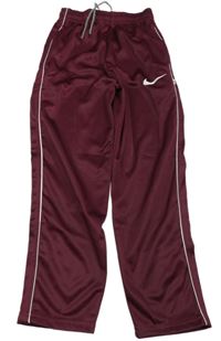 Vínové sportovní tepláky Nike
