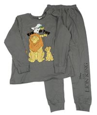 Nové - Tmavosivé pyžamo - Levíý kráľ