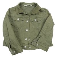 Khaki rifľová bunda H&M