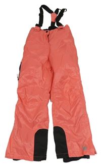 Korálové šusťákové funkční oteplovačky s kšandami Crivit