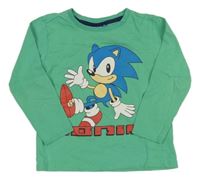 Zelené triko se Sonicem 