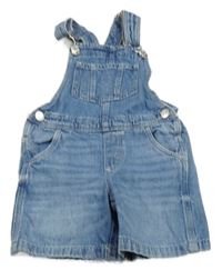 Modré riflové laclové kraťasy H&M