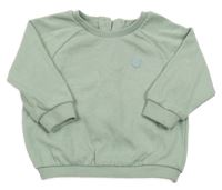 Světlezelená mikina s medvídkem Matalan