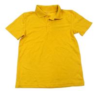Žlté polo tričko
