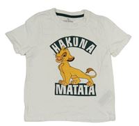 Bílé tričko se Simbou Disney