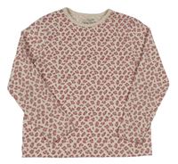 Světlerůžovo-růžové vzorované triko Primark
