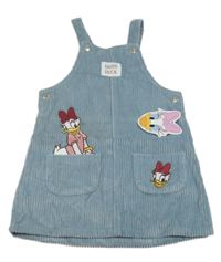 Nové- Modrošedé manšestrové šaty s Daisy Disney