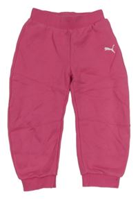 Ružové tepláky s logom Puma