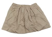 Bielo-červeno-modrá vzorovaná sukňa Bonpoint