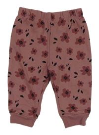 Staroružové tepláky s kvietkami