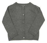 Sivý prepínaci sveter s bambulkami Primark