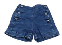 Modré rifľové kraťasy Jacadi