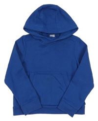 Tmavomodrá mikina s klokankou a kapucňou Decathlon