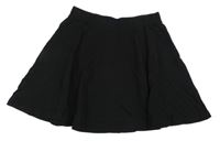 Čierna kolová sukňa H&M