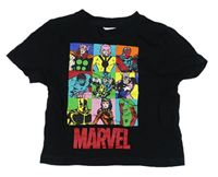 Čierne tričko s Avengers M&Co
