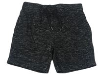 Čierne melírované teplákové kraťasy PRIMARK