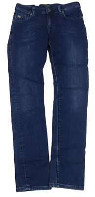 Tmavomodré skinny teplákové rifle SCOTCH&SODA