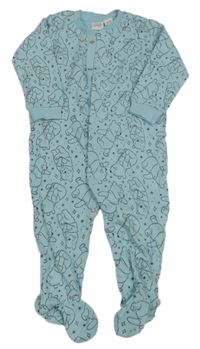 Svetlomodrý overal s Pú Disney