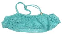 Tyrkysová krajková plavková lambáda H&M