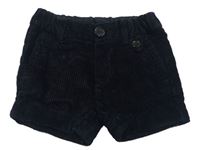 Tmavomodré menšestrové chino kraťasy Zara