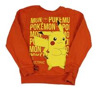 Červená mikina s Pikachu George