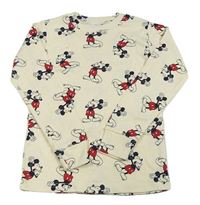 Krémové triko s Mickeym Carter's