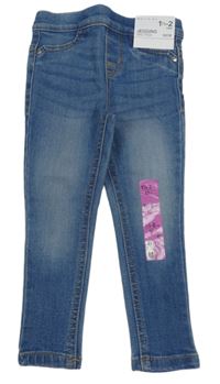 Nové - Modré mid rise džegíny Denim Co.