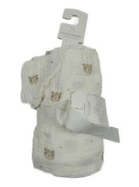 Nové - Bílá mušelínová zavinovačka s medvědy Dunnes