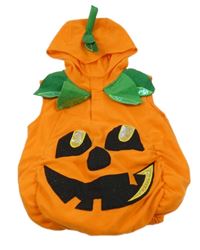 Kostým - Oranžové tričko s kapucí - dýně BHS