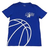 Safírové tričko s basketbalovým míčem H&M