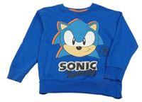 Modrá mikina so Sonicem