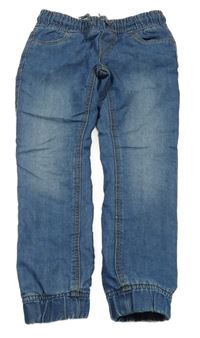 Modré zateplené jogger cuff rifle C&A