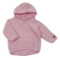 Světlerůžová fleecová mikina s kapucí Matalan