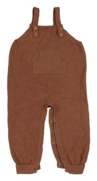 Starorůžové pletené laclové kalhoty Primark